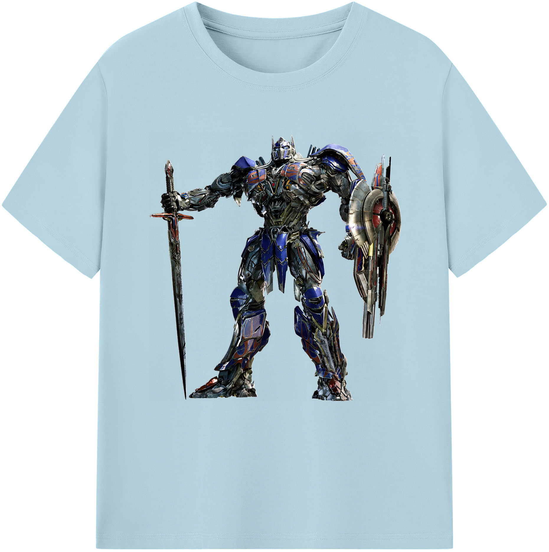（画像用） Transformers トランスフォーマー 綿100％半袖Tシャツ（フロントプリント）